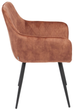 Krzesło do kuchni i salonu HOMLA 897639 SATORI 57 x 59 x 84 cm Ceglaste (5904183897639) - obraz 3