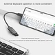 Перехідник для Смартфона Кабель синхронизації Type-C на USB адаптер Yesido GS01 - зображення 3