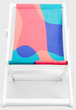 Leżak HOMLA 744662 COLOR FIESTA 59 x 87/102 x 87/71 cm drewniany biały (5906496744662) - obraz 2