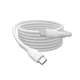 Кабель для зарядки Assmann USB, USB-C - Lightning 2 м, USB 2.0, 60W, силиконовый AK-600110-020-W White - изображение 3