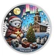 Сувенірна пам'ятна монета Різдво. Новий рік. Christmas. Різдвяний білий ведмідь - изображение 1