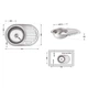 Кухонна мийка Brinex 7750 0,8 мм Micro Decor (BRIN7750MDEC08) - изображение 2