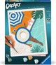 Malowanie po numerach Ravensburger CreArt Tryb wakacyjny - Relaks nad basenem 24 x 30 cm (4005556255238) - obraz 1