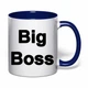 Чашка с печатью "Big Boss" (цвет кобальт) (32743) - изображение 2