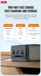 Павербанк XO PR159 60000 mAh 22.5W Power Bank Чорний - зображення 10