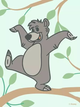 Malowanie po numerach Ravensburger CreArt Disney Baby Baloo 18 x 24 cm (4005556259007) - obraz 2