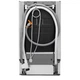 Посудомоечная машина Electrolux KEMB3301L встраиваемая, 10компл., D, 45см, дисплей, инвертор, 3я корзина, черный - изображение 3