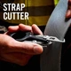 Ножиці Військового Медика складні Clefers Raptor + чохол (Black-orange) - зображення 5