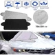 Тент накидка защита от снега и мороза UFT Windshield 1 Aluminium 70 х 150 см (UFTwindshield1) - изображение 3