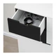 Комод із 7 ящиками IKEA NORDLI 80x122 см антрацит білий 992.117.58 - зображення 2