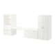 Комплект стеллажа, стола, комода и шкафа IKEA STUVA / FRITIDS 300x50x128 см белый 292.531.34 - изображение 1