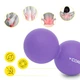 Массажный мяч Cornix Lacrosse DuoBall 6.3 x 12.6 см XR-0114 Purple - изображение 4