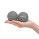 Масажний м'яч Cornix Lacrosse DuoBall 6.3 x 12.6 см XR-0115 Grey - зображення 4