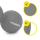 Масажний м'яч Cornix Lacrosse DuoBall 6.3 x 12.6 см XR-0115 Grey - зображення 6