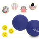 Масажний м'яч Cornix Lacrosse DuoBall 6.3 x 12.6 см XR-0109 Navy Blue - зображення 4