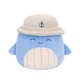 М'яка іграшка Squishmallows – Синій кит Самір у панамі (19 cm) - изображение 1