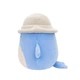М'яка іграшка Squishmallows – Синій кит Самір у панамі (19 cm) - изображение 3