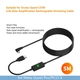 Кабель Oculus Link USB 3.2 для Meta Quest 2, 3, 3S, Pro, Pico 4 з подвійним живленням (бренд Folem) - 5 метрів - зображення 3