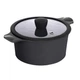 Кастрюля с крышкой Ringel Zitrone Black RG-2108-24/2 BL 5,8 л - изображение 1