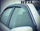 Дефлекторы окон ветровики Toyota Camry 12-14 с хром молдингом нерж WELLVISORS Тойота Камри WT0038355 - изображение 3