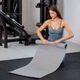 Коврик (мат) для фитнеса и йоги Gymtek 0,5см серый - изображение 5