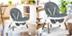 Krzesełko do karmienia Ricokids Mani 3 w 1 Szare (5903890622138) - obraz 12