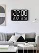 Часы Deepfox DS-6636 LED цифровые электронные настенные Будильник Дата Температура Влажность 33х22см с пультом - изображение 14
