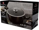 Кастрюля Berlinger Haus Shiny Metallic Line с крышкой 4.1 л Черная (BH 6605) - изображение 3
