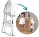 Krzesełko do karmienia Ricokids Milo 3 w 1 Szare + Śliniaczek (5903890632267) - obraz 13