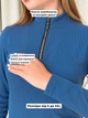 Сукня в рубчик довга осіння жіноча Merlini Венето 700001145 L-XL Синя (700001145_2) - зображення 6