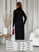 Платье миди осеннее теплое женское Merlini Монте 700001121 L-XL Черное (700001121_2) - изображение 4