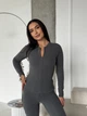 Жіночий однотонний термо-костюм (облягаюча кофта+лосини) Uaclothes 42-44 Сірий (like29922-101301349) - зображення 3
