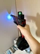 Игрушечный Glock пистолет на орбизах (гелевых шариках) 36 см аккумуляторный + 500 орбизов красный - изображение 6