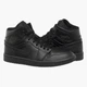 Кроссовки мужские Jordan 1 Mid Triple Black 47 Чорний 554724-091 - изображение 1
