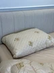 Подушка стьобана з натуральної овчини Leri Max Pure Wool 21508 70х50 см бежева 5150430 - зображення 10