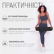 Коврик для йоги и фитнеса EasyFit TPE+TC 6 мм двухслойный черный-фиолетовый 4634932 - изображение 2