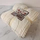 Плед Versailles Косы VS-PB-3000I 150х200 см айвори 5142612 - изображение 4