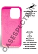 Чохол силіконовий OEG Shell Guard Silicone case with Magnetic Ring MagSafe для Apple iPhone 16 Pro Max 6,9” Peony - зображення 4