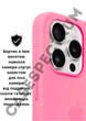 Чохол силіконовий OEG Shell Guard Silicone case with Magnetic Ring MagSafe для Apple iPhone 16 Pro Max 6,9” Peony - зображення 7
