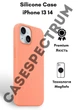 Чохол силіконовий OEG Shell Guard Silicone case with Magnetic Ring MagSafe для Apple iPhone 13 14 6,1” Marigold - зображення 1