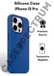 Чехол силиконовый OEG Shell Guard Silicone case with Magnetic Ring MagSafe для Apple iPhone 13 Pro 6,1” Blue Jay - изображение 1