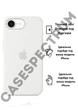 Чехол силиконовый OEG Shell Guard Silicone case with Magnetic Ring MagSafe для Apple iPhone 16e 6,1” White - изображение 2