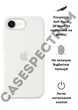Чехол силиконовый OEG Shell Guard Silicone case with Magnetic Ring MagSafe для Apple iPhone 16e 6,1” White - изображение 3