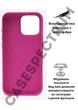 Чехол силиконовый OEG Shell Guard Silicone case with Magnetic Ring MagSafe для Apple iPhone 16 Pro Max 6,9” Fuchsia - изображение 4