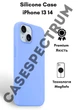 Чохол силіконовий OEG Shell Guard Silicone case with Magnetic Ring MagSafe для Apple iPhone 13 14 6,1” Blue Fog - зображення 1