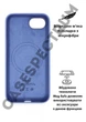 Чехол силиконовый OEG Shell Guard Silicone case with Magnetic Ring MagSafe для Apple iPhone 16e 6,1” Winter Blue - изображение 4