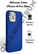 Чехол силиконовый OEG Shell Guard Silicone case with Magnetic Ring MagSafe для Apple iPhone 16 Pro Max 6,9” Ultramarine - изображение 1