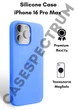 Чехол силиконовый OEG Shell Guard Silicone case with Magnetic Ring MagSafe для Apple iPhone 16 Pro Max 6,9” Periwinkle - изображение 1