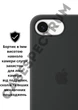 Чохол силіконовий OEG Shell Guard Silicone case with Magnetic Ring MagSafe для Apple iPhone 16e 6,1” Black - зображення 5
