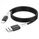 Кабель Type C Hoco X82 Silicone 60W 1.0m black - изображение 1
